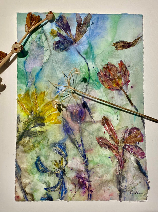 Beauty in Decay 1 - Original Painting with prints.