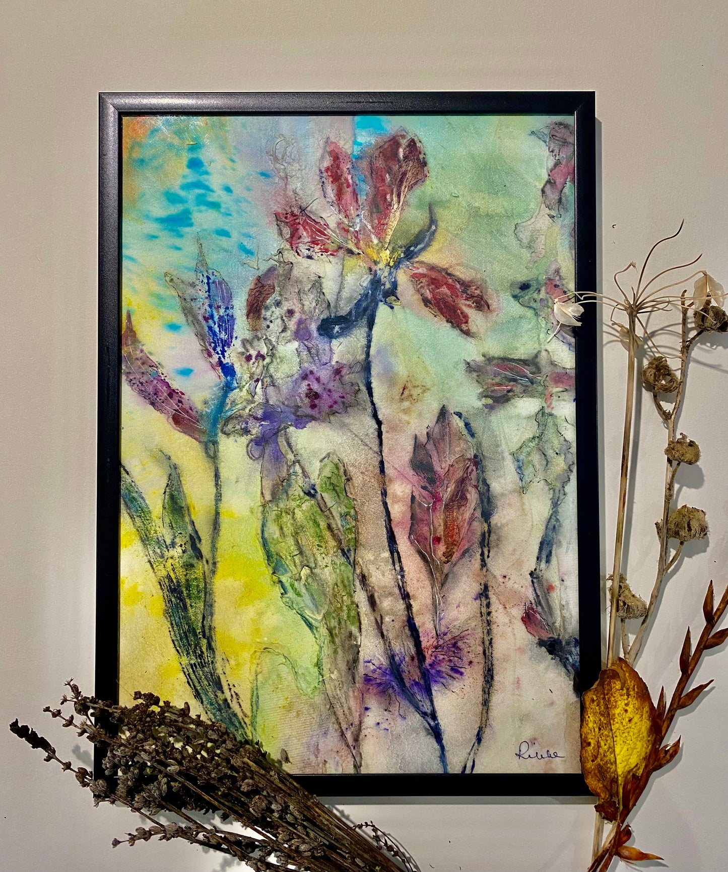 Beauty in Decay 3, original painting with prints